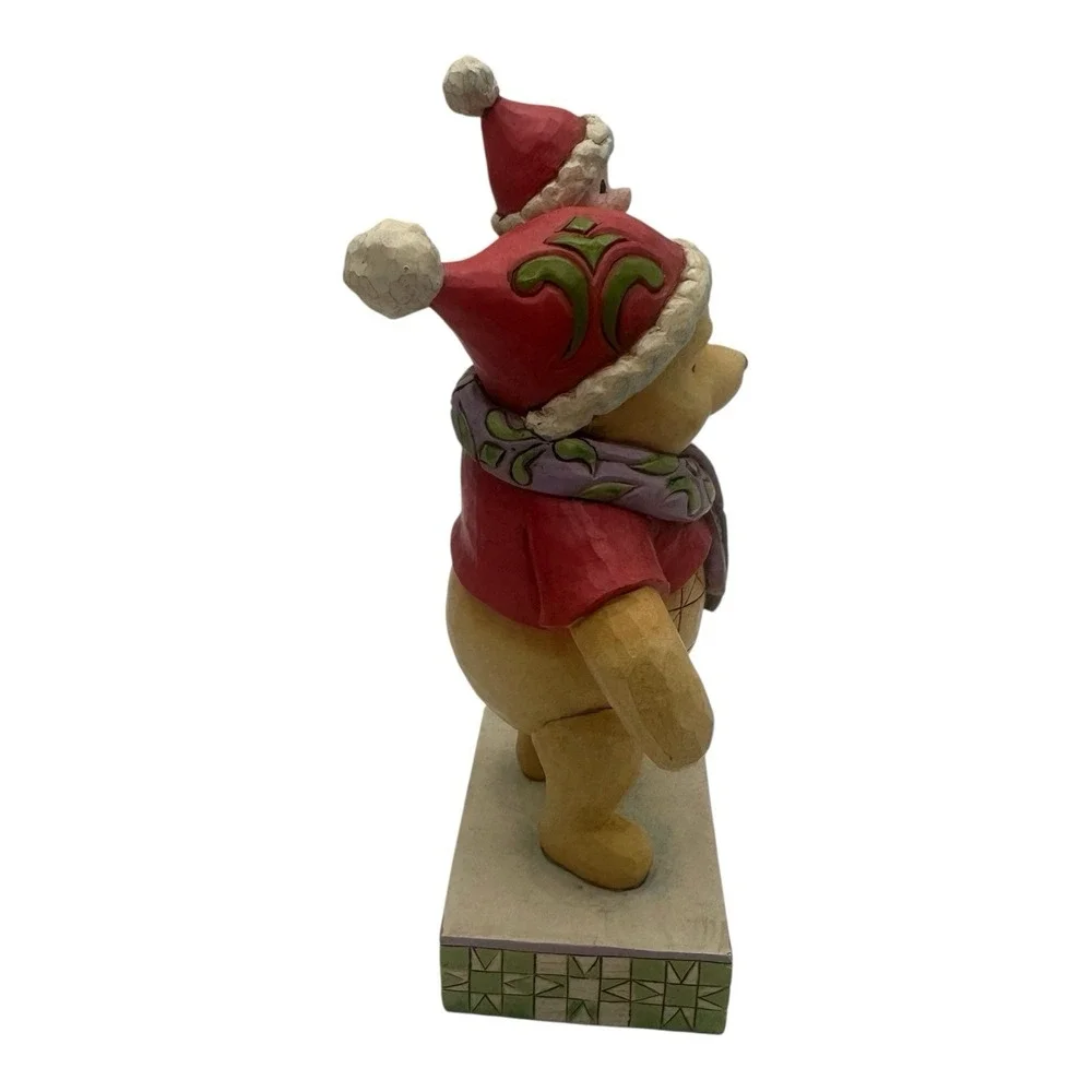 Jim Shore Winnie the Pooh Piglet Christmas Figurine Forever Friends 4027920‎